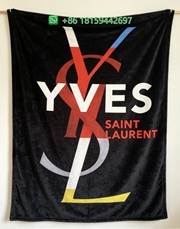 Yves Saint Laurent Throw Blankets